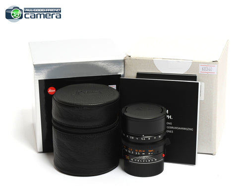 Leica Summilux-M 50mm F/1.4 ASPH. Lens Black Anodized 11891 *BRAND NEW*