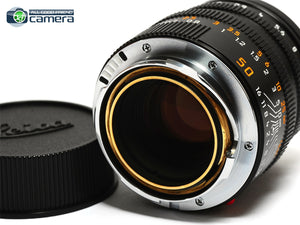 Leica Summicron-M 50mm F/2 Lens 6Bit Black 11826 *BRAND NEW*