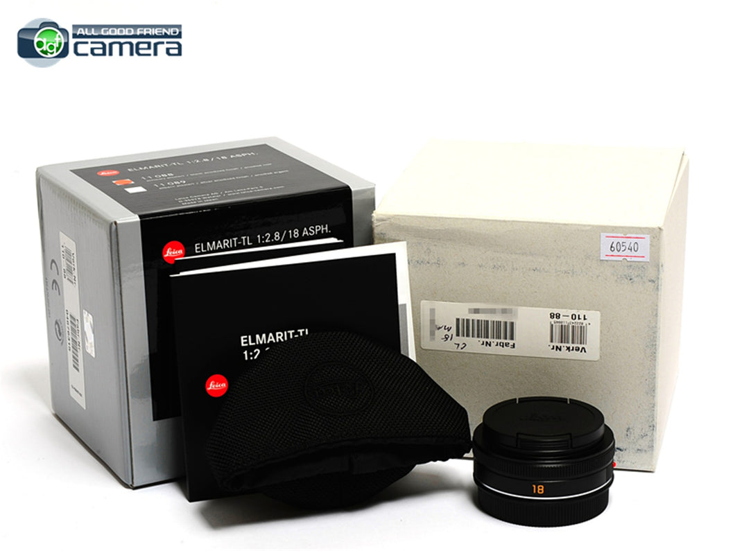 Leica Elmarit-TL 18mm F/2.8 ASPH. Lens Black 11088 for TL2 CL SL2 *BRAND NEW*