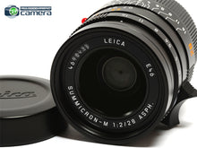 Load image into Gallery viewer, Leica Summicron-M 28mm F/2 ASPH. II Lens Black 11672 *BRAND NEW*