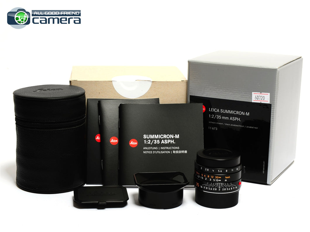 Leica Summicron-M 35mm F/2 ASPH. Lens Black 11673 *BRAND NEW*