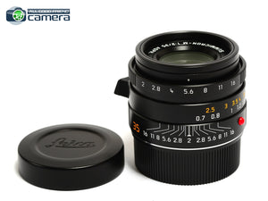 Leica Summicron-M 35mm F/2 ASPH. Lens Black 11673 *BRAND NEW*