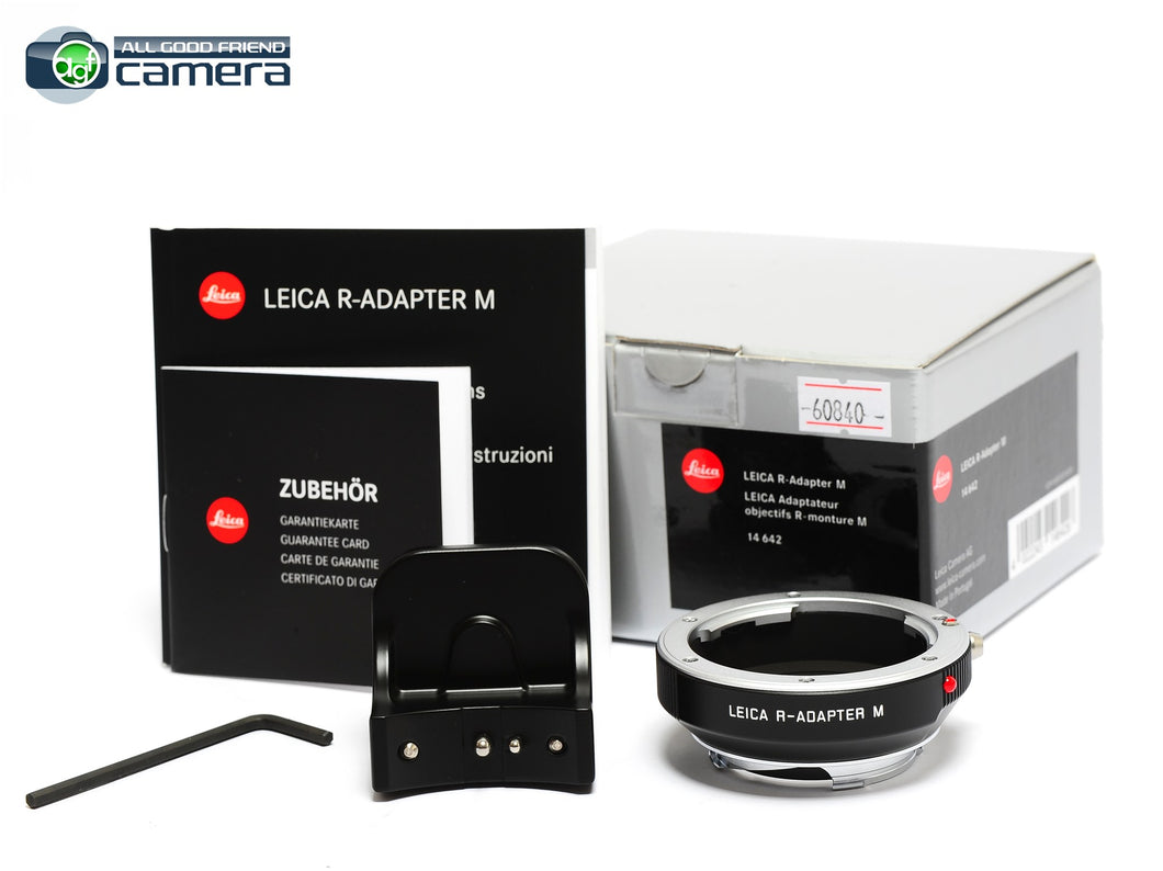 Leica R-Adapter M 14642 for R Lens to M Camera Bodies *BRAND NEW*