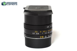 Leica Elmarit-M 28mm F/2.8 ASPH. E39 Lens Black 11677 *BRAND NEW*