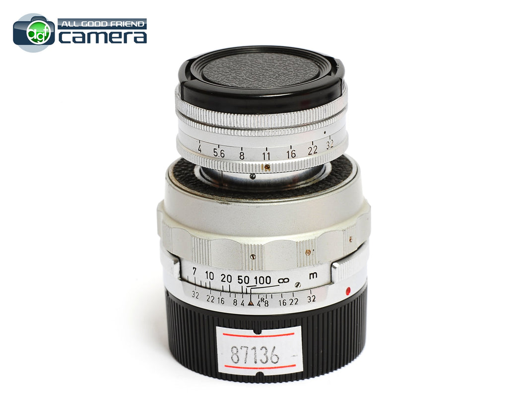 Leica Leitz Elmar 9cm 90mm F/4 Lens M Mount Collapsible