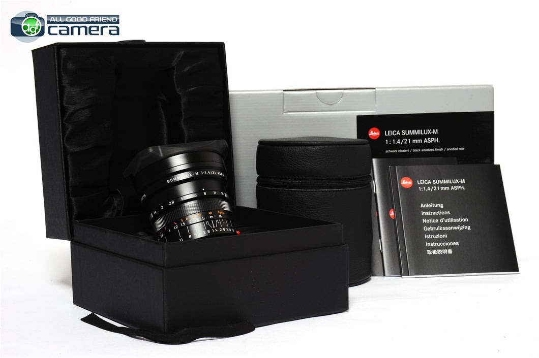 Leica Summilux-M 21mm F/1.4 ASPH. Lens Black 11647 *BRAND NEW*