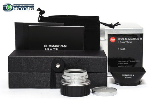 Leica Summaron-M 28mm F/5.6 Lens Silver 11695 *BRAND NEW*