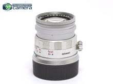 Load image into Gallery viewer, Leica Leitz Summicron M 5cm 50mm F/2 E39 Lens Silver Rigid Late Ver.
