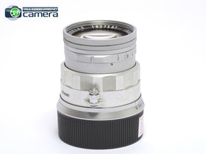 Leica Leitz Summicron M 5cm 50mm F/2 E39 Lens Silver Rigid Late Ver.