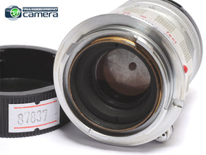 Leica Leitz Summicron M 5cm 50mm F/2 E39 Lens Silver Rigid Late Ver.