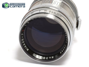 Nikon Nippon Kogaku Nikkor-P.C 8.5cm 85mm F/2 Lens for Contax RF *EX+*