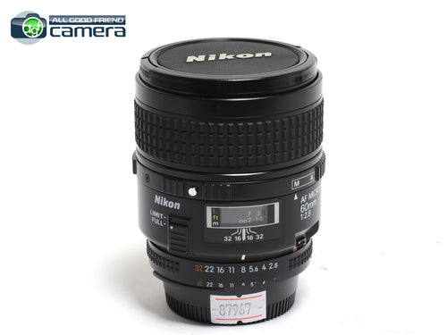 Nikon AF Micro-Nikkor 60mm F/2.8 Lens *EX*
