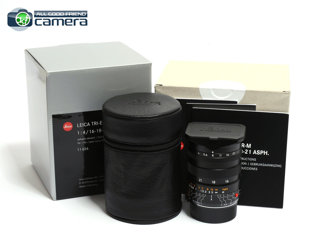 Leica Tri-Elmar-M 16-18-21mm F/4 ASPH. Lens Black 11626 *BRAND NEW*