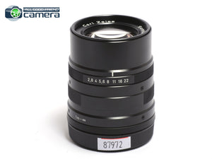 Contax G Sonnar 90mm F/2.8 Lens Black w/GG-3 Hood Set *MINT*