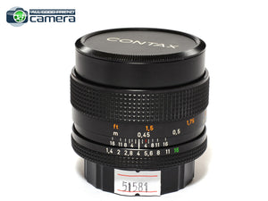Contax Planar 50mm F/1.4 MMJ T* Lens *EX+*