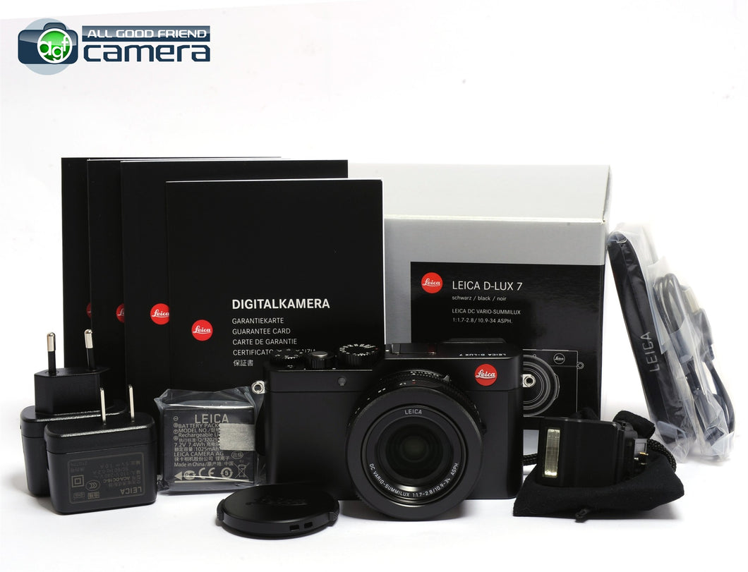 Leica D-LUX 7 Digital Camera Black w/Vario-Summilux Lens 19141 *BRAND NEW*