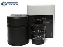 Load image into Gallery viewer, Leica APO-Summicron-M 35mm F/2 ASPH. Lens Black 11699 *BRAND NEW*