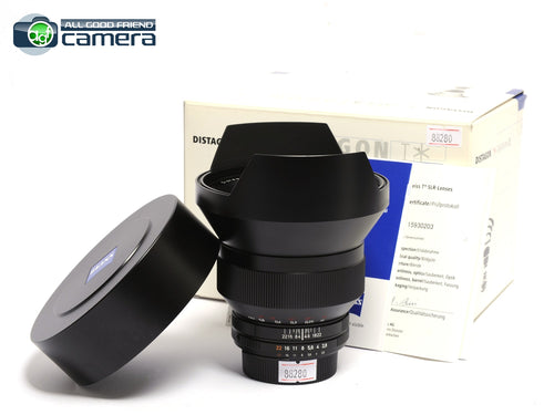 Zeiss Distagon 15mm F/2.8 T* ZF.2 Lens Nikon Mount *EX in Box*