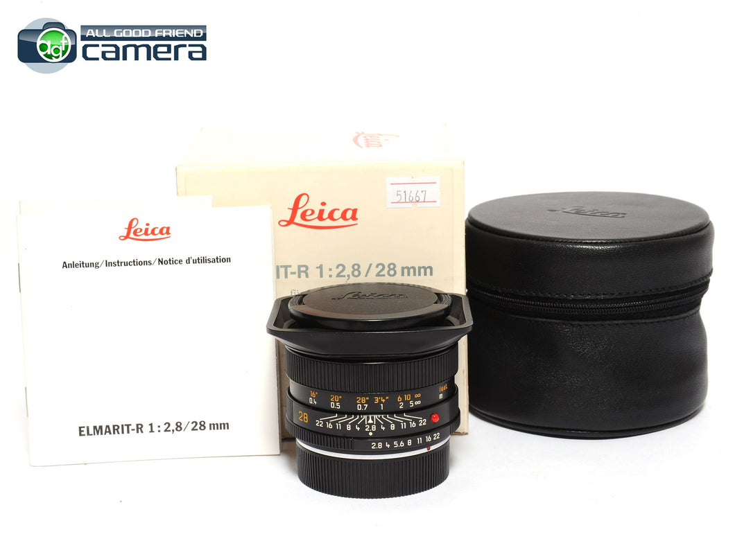 Leica Elmarit-R 28mm F/2.8 ROM E55 Lens Ver.2 *EX+ in Box*