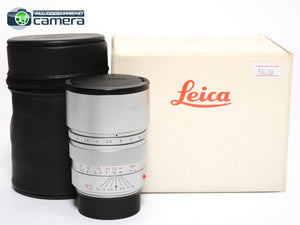 Leica Summicron-M 90mm F/2 E55 Lens Pre-ASPH. Silver/Chrome *EX+ in Box*