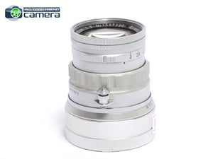 Leica Summicron M 50mm F/2 Lens Rigid Ver.1 Silver