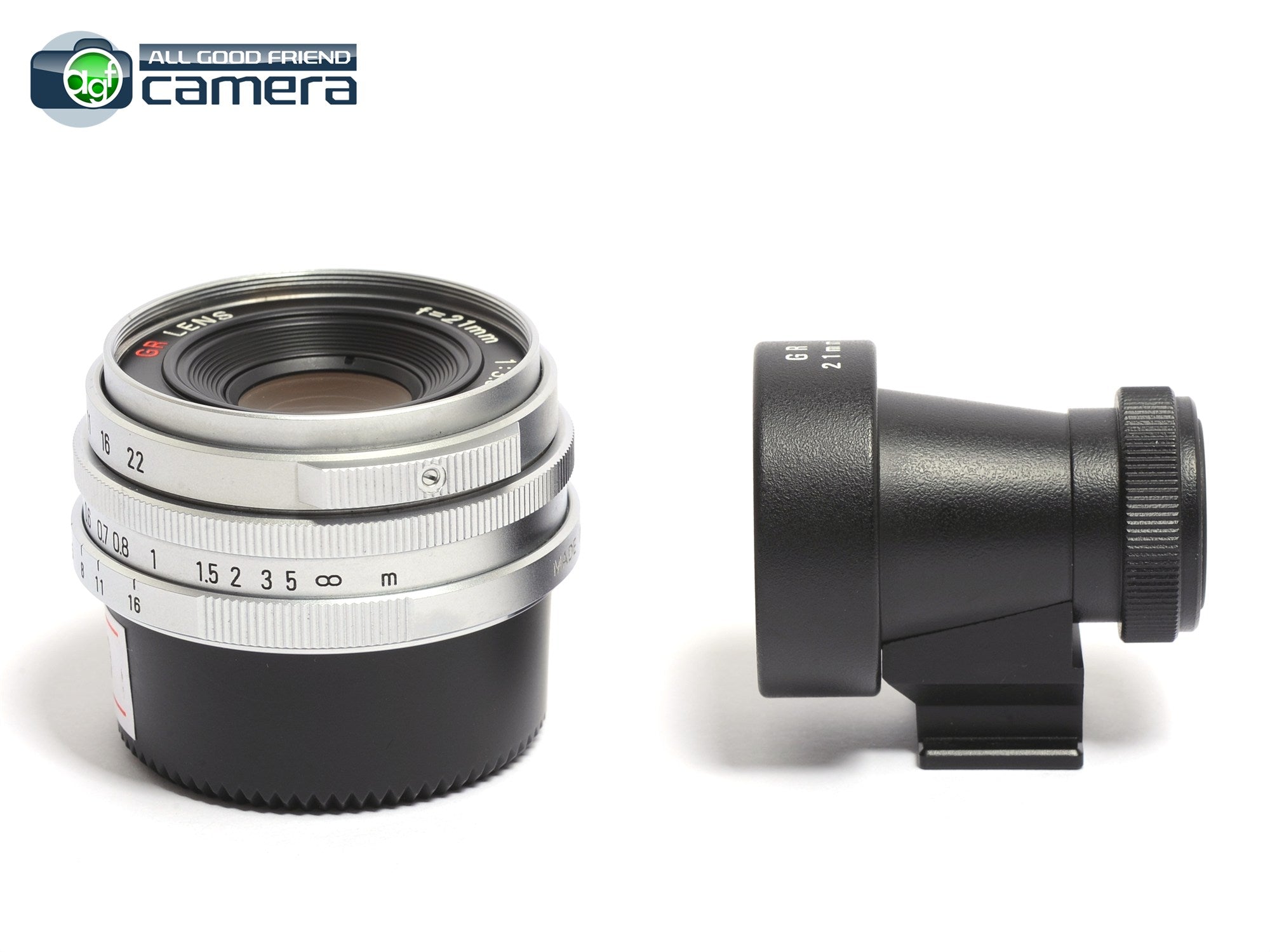 Ricoh GR 21mm F/3.5 Lens Silver Leica L39/LTM Screw Mount – AGFCamera