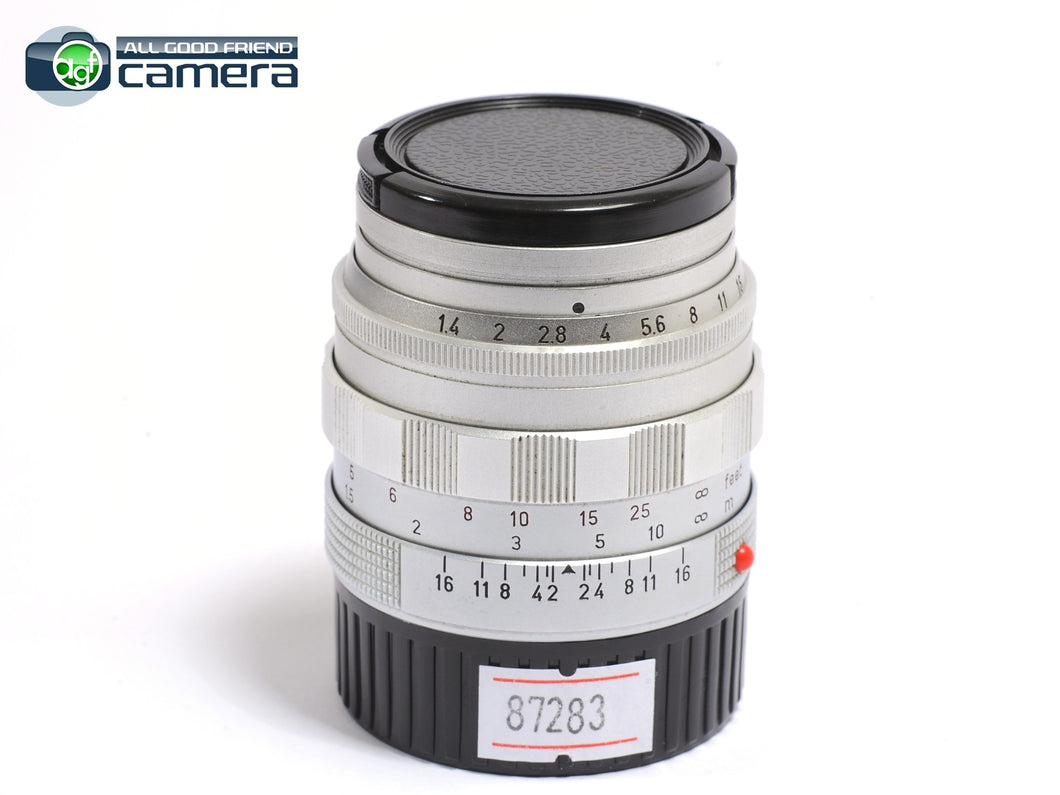 Leica Summilux 50mm F/1.4 M Lens Ver.1 Silver