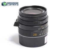 Load image into Gallery viewer, Leica Summicron-M 28mm F/2 ASPH. Ver.1 Lens Black 11604