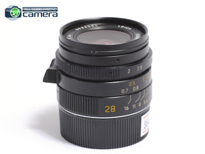 Leica Summicron-M 28mm F/2 ASPH. Ver.1 Lens Black 11604