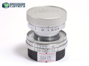 Leica Leitz Summicron 50mm F/2 Collapsible Lens L39 Screw Mount
