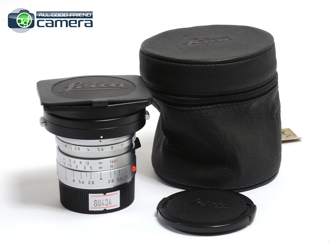 Leica Elmarit-M 21mm F/2.8 ASPH. Lens Silver 11897 *EX+*