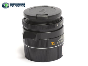 Leica Summicron-M 35mm F/2 ASPH. E39 Lens Black 11879 Non 6Bit Coded *EX+*