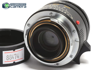 Leica Summicron-M 35mm F/2 ASPH. E39 Lens Black 11879 Non 6Bit Coded *EX+*