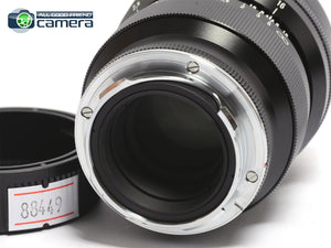 Voigtlander Nokton 75mm F/1.5 Lens Silver VM Leica M-Mount *EX+*