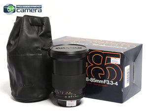 Contax Vario-Sonnar 28-85mm F/3.3-4 T* MMJ Lens Converted to Nikon F *MINT-*