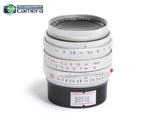 Leica Summilux-M 35mm F/1.4 ASPH. FLE Lens Silver 11675 *MINT- in Box*