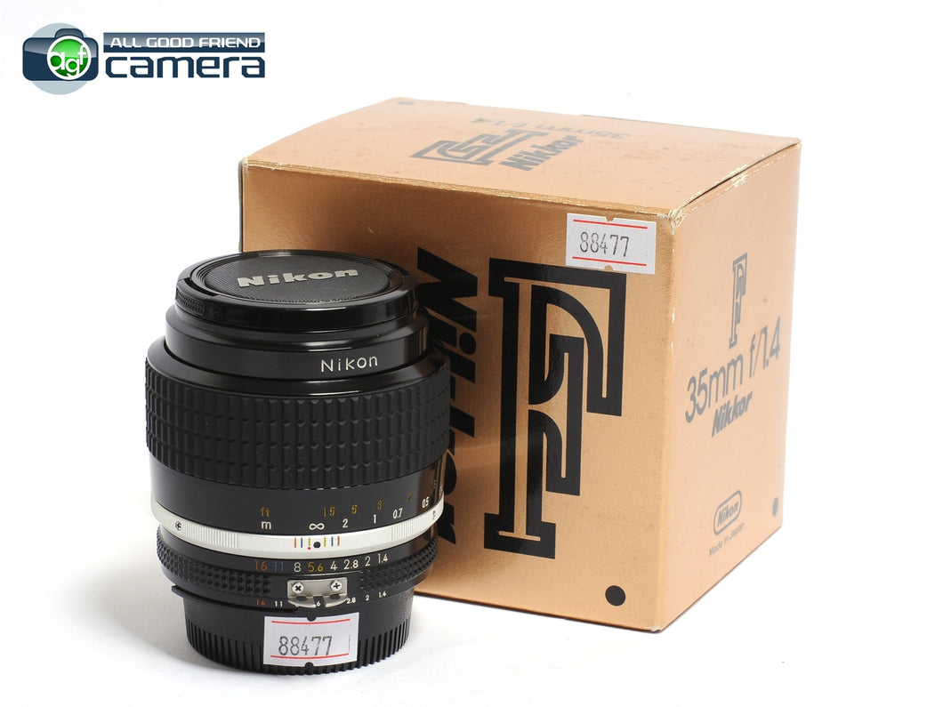 Nikon Nikkor 35mm F/1.4 AI-S AIS Lens *MINT- in Box* – AGFCamera