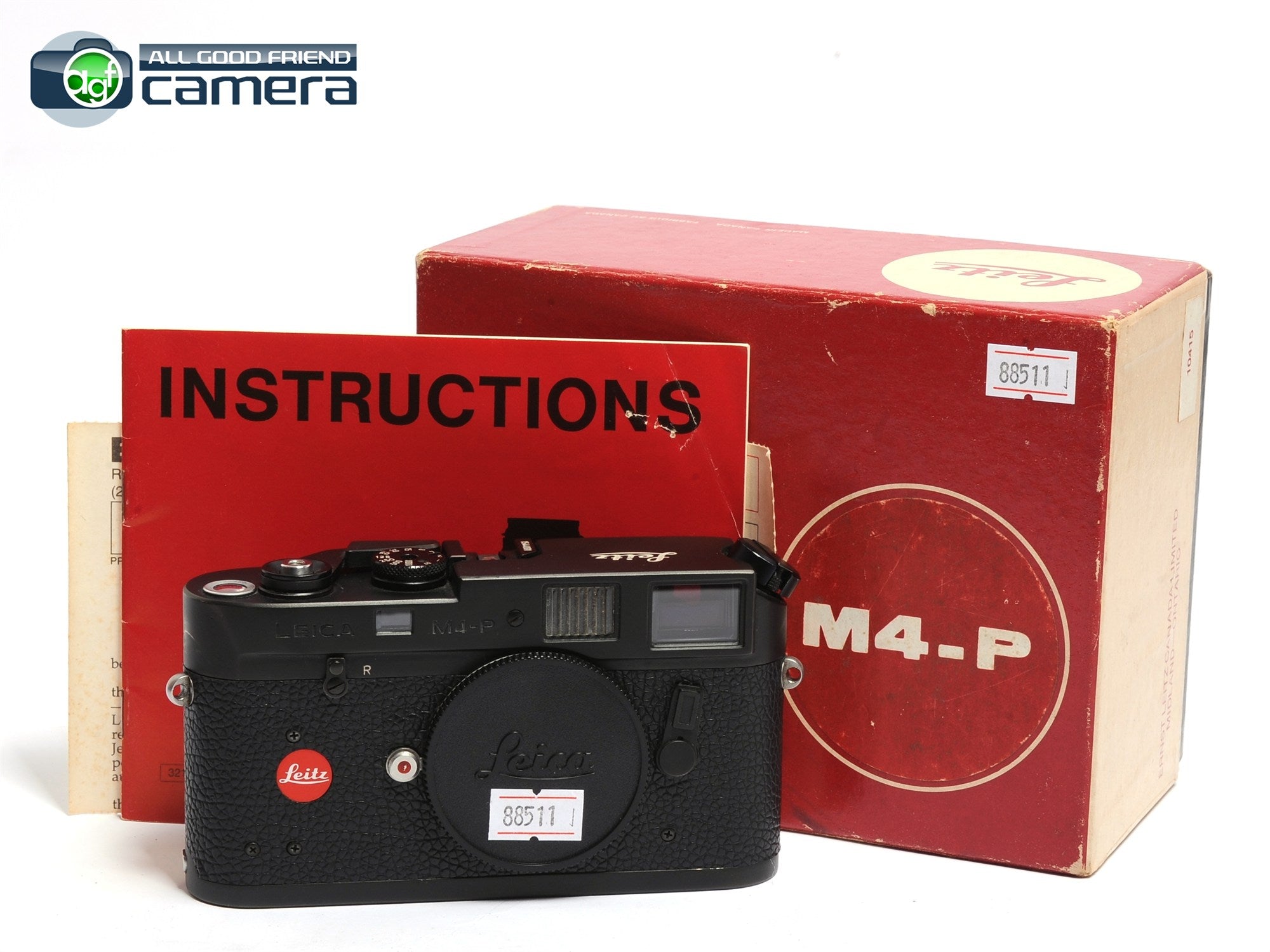 Leica M4-P Film Rangefinder Camera Black – AGFCamera