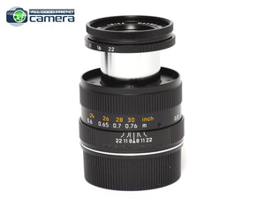 Leica Macro-Elmar-M 90mm F/4 6Bit Lens Set w/Angle Finder 11629 *MINT- in Box*