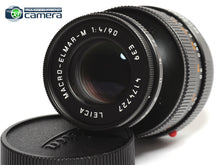 Load image into Gallery viewer, Leica Macro-Elmar-M 90mm F/4 6Bit Lens Set w/Angle Finder 11629 *MINT- in Box*