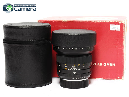 Leica Super-Elmar-R 15mm F/3.5 Lens 3CAM Germany *EX+ in Box*