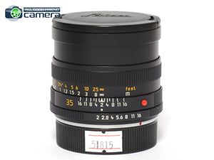 Leica Summicron-R 35mm F/2 E55 Lens Ver.2 Late Germany *MINT-*