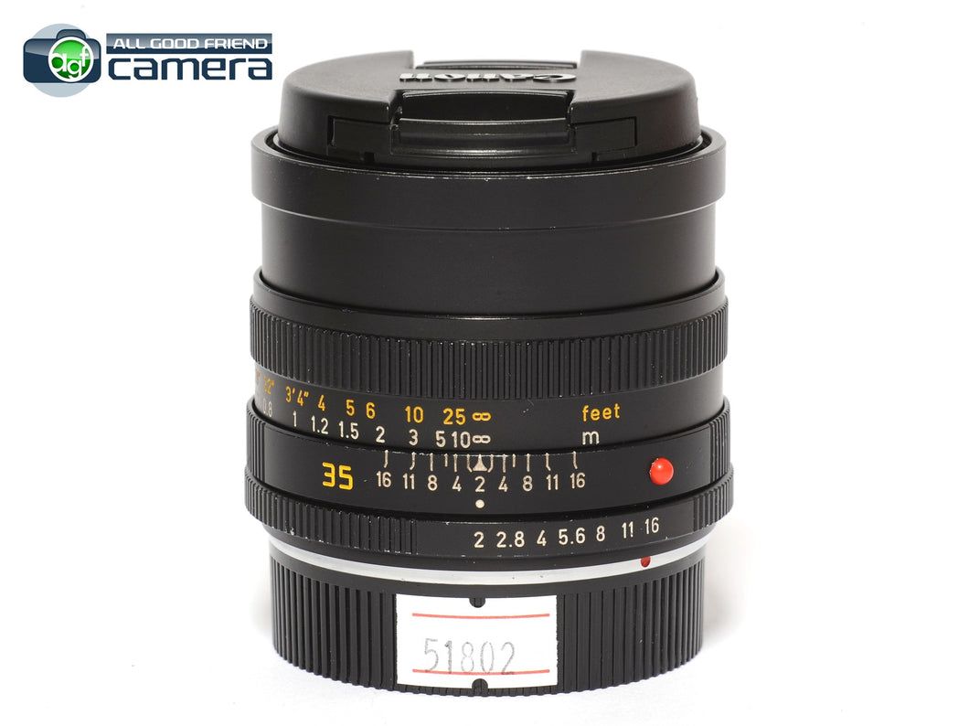 Leica Leitz Summicron-R 35mm F/2 E55 Lens 3Cam Ver.2 Germany