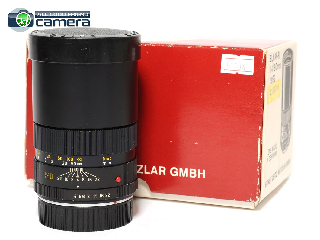 Leica Leitz Elmar-R 180mm F/4 Lens Germany 3CAM