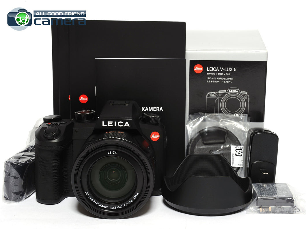 Leica V-Lux 5 Digital Camera Black w/Vario-Elmarit Lens 19121 *BRAND NEW*