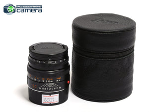 Leica Summicron-M 50mm F/2 Lens 6Bit Black 11826 *MINT*