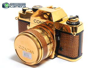 Contax RTS Camera Gold Ltd. Edition w/Planar 50mm F/1.4 Lens *MINT-*