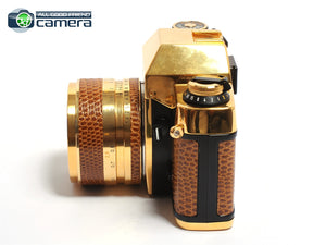 Contax RTS Camera Gold Ltd. Edition w/Planar 50mm F/1.4 Lens *MINT-*