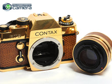 Load image into Gallery viewer, Contax RTS Camera Gold Ltd. Edition w/Planar 50mm F/1.4 Lens *MINT-*