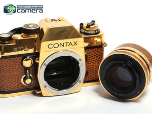 Contax RTS Camera Gold Ltd. Edition w/Planar 50mm F/1.4 Lens *MINT-*